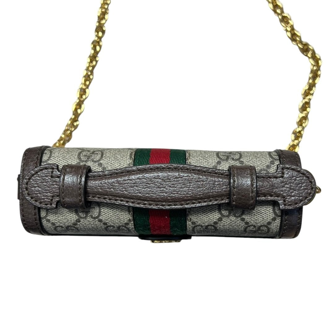 GUCCI GG Supreme Canvas, Leather Padlock Mini Shoulder Bag Shoulder Bag Beige, Brown, Red, Green Gold Hardware | Authentic Pre-Owned Luxury