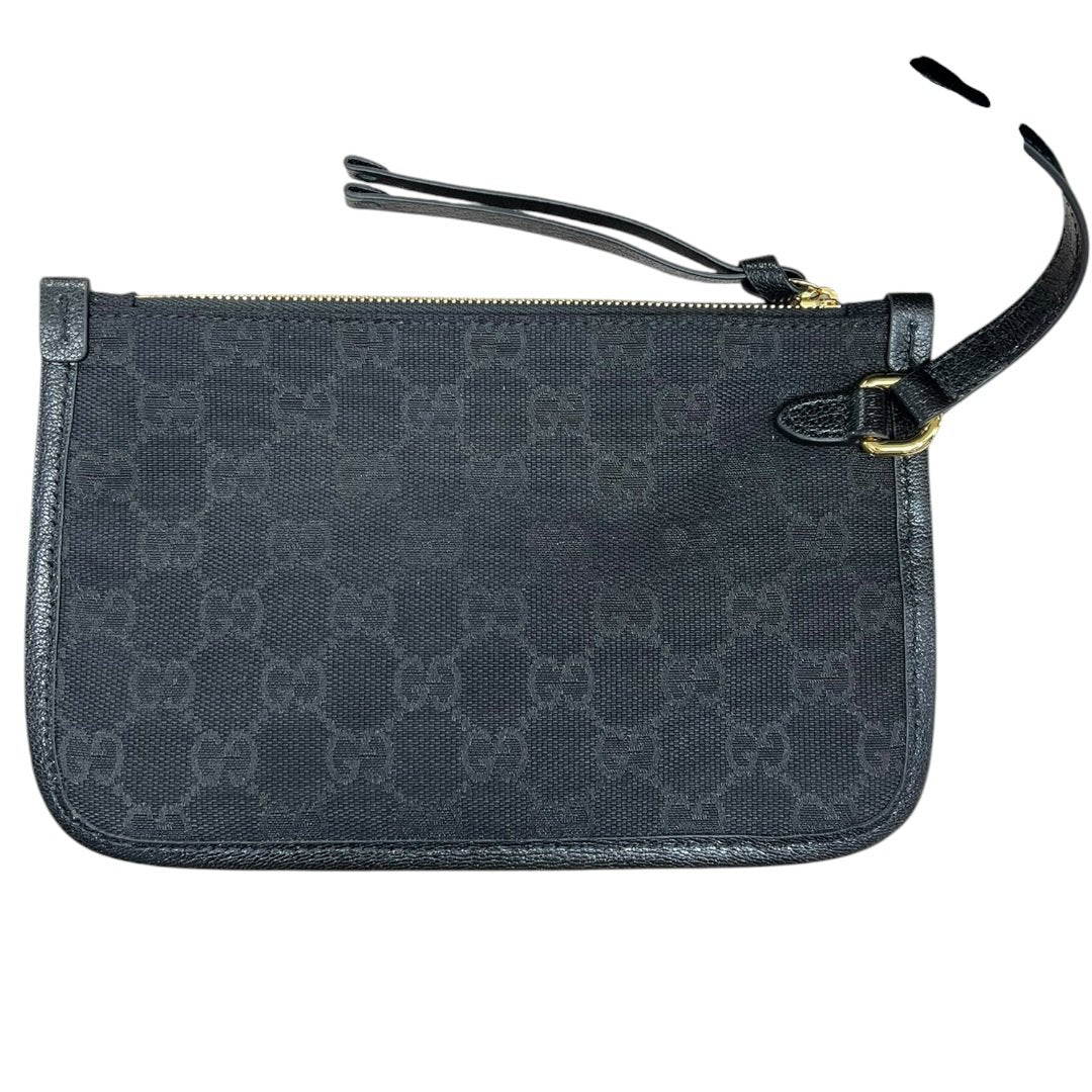 GUCCI GG Canvas Ophidia Hobo Bag Shoulder Bag Black Gold Hardware | Authentic Pre-Owned Luxury