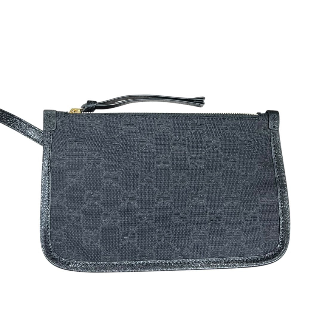 GUCCI GG Canvas Ophidia Hobo Bag Shoulder Bag Black Gold Hardware | Authentic Pre-Owned Luxury