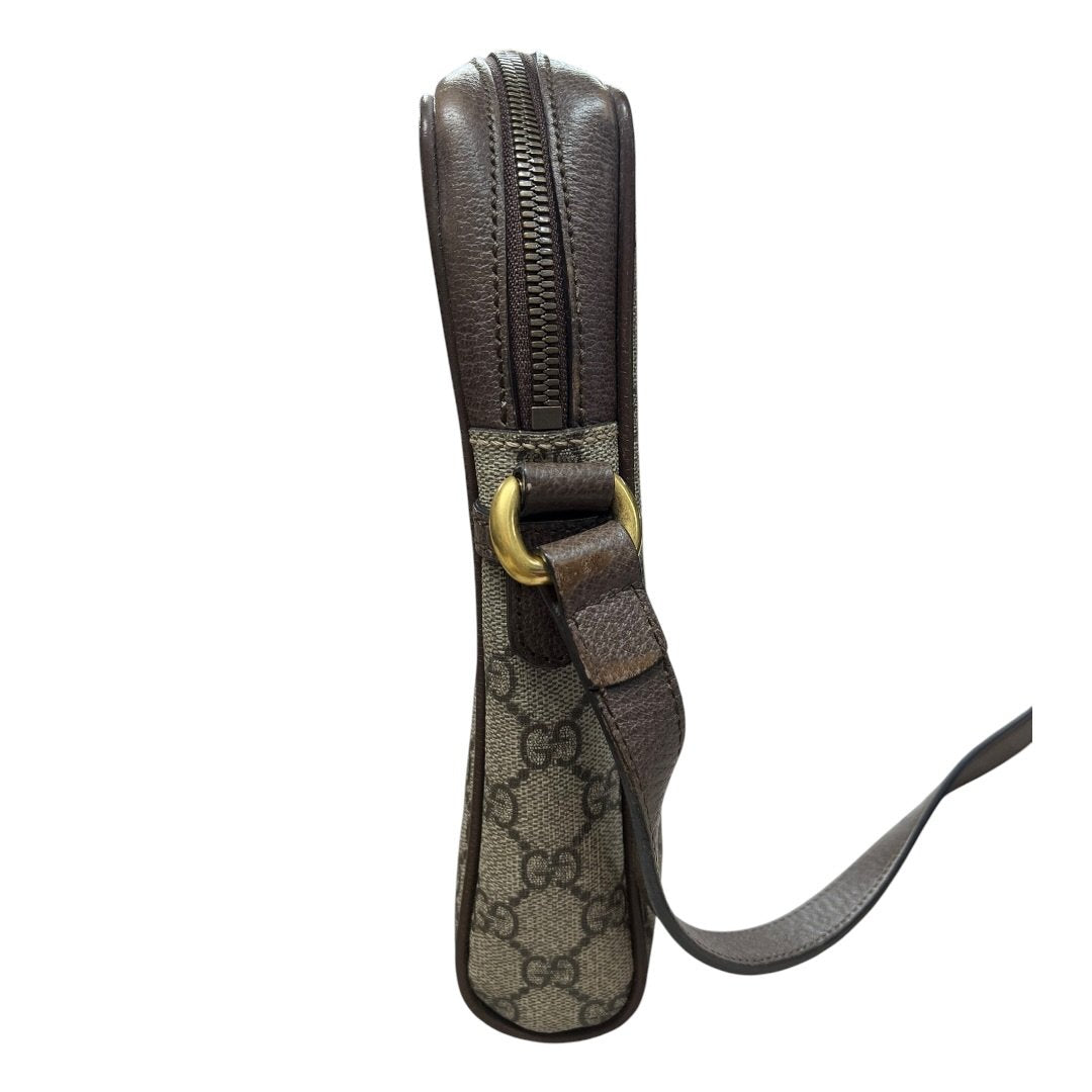 GUCCI GG Supreme Canvas Ophidia GG Supreme Small Shoulder Bag Shoulder Bag Beige, Ebony, Brown, Red, Green Gold Hardware | Authentic Pre-Owned Luxury