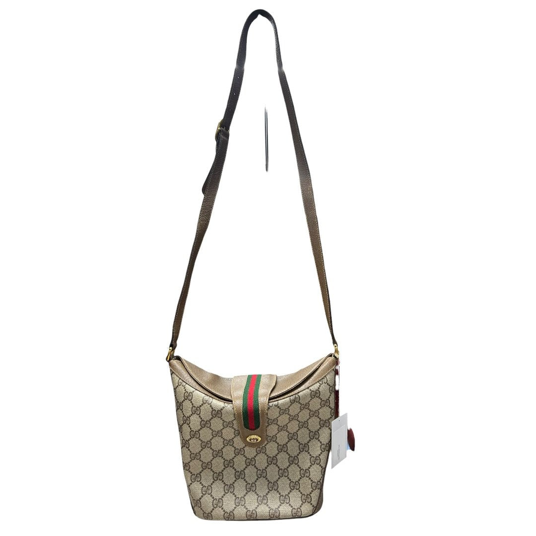 GUCCI GG Supreme Web Shoulder Bag