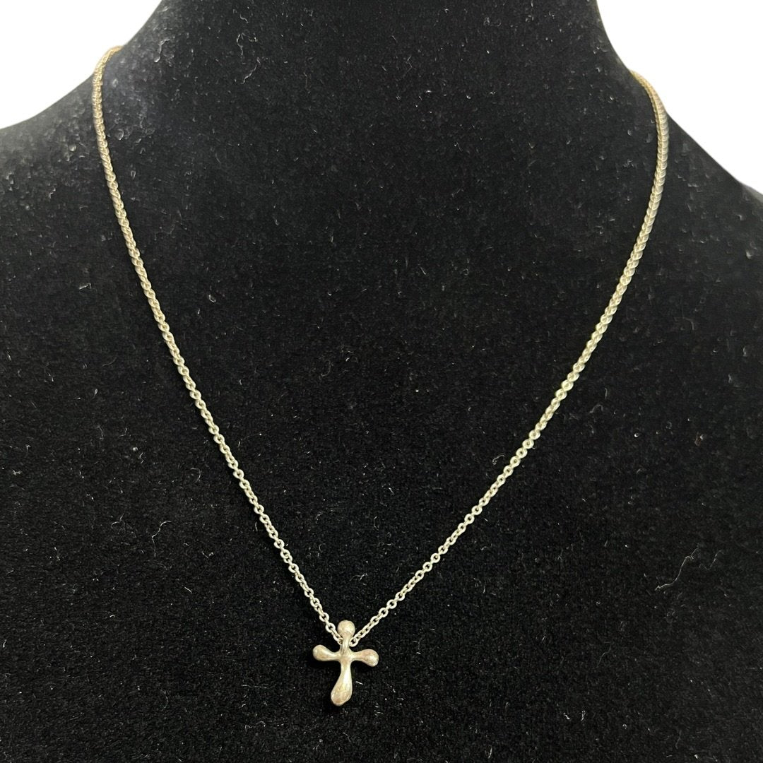 Silver-tone Metal Necklace