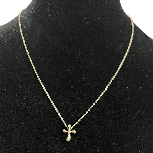Silver-tone Metal Necklace