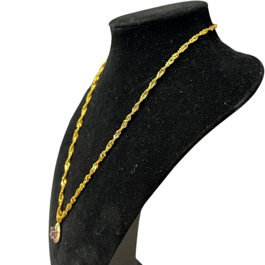 Gold Amethyst detail