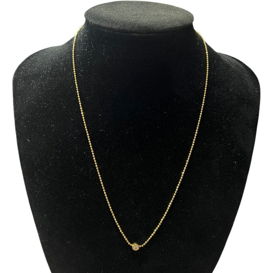 K18 Gold Clear Stone Jewellery