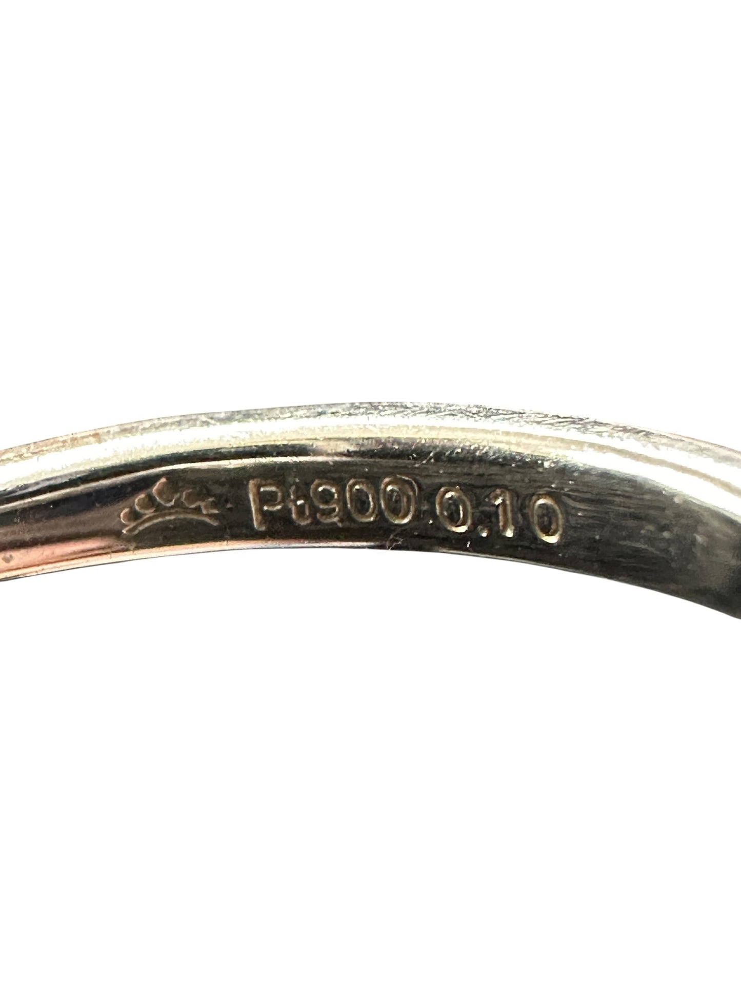 Pt900 Pave Diamond Eternity Ring 2.5g | Authentic Pre-Owned Luxury