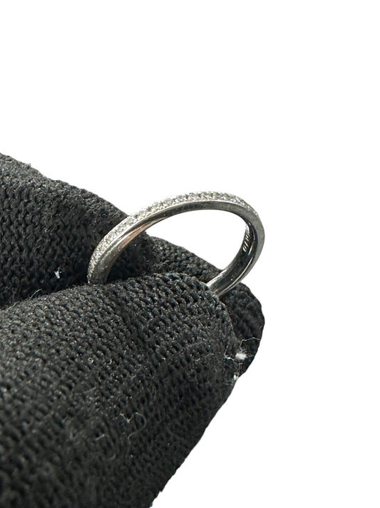 UNBRANDED Accessory Pt900 Pave Diamond Eternity Ring 2.5g | Authentic Pre-Owned Luxury