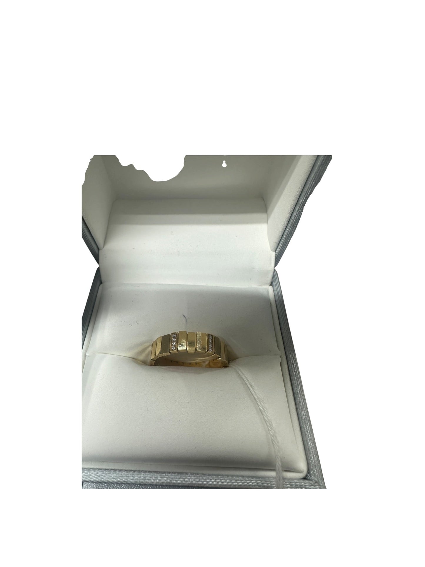 Christian Dior 18K Yellow Gold Diamond Band Ring Gold | Authentic Pre-Owned Luxury