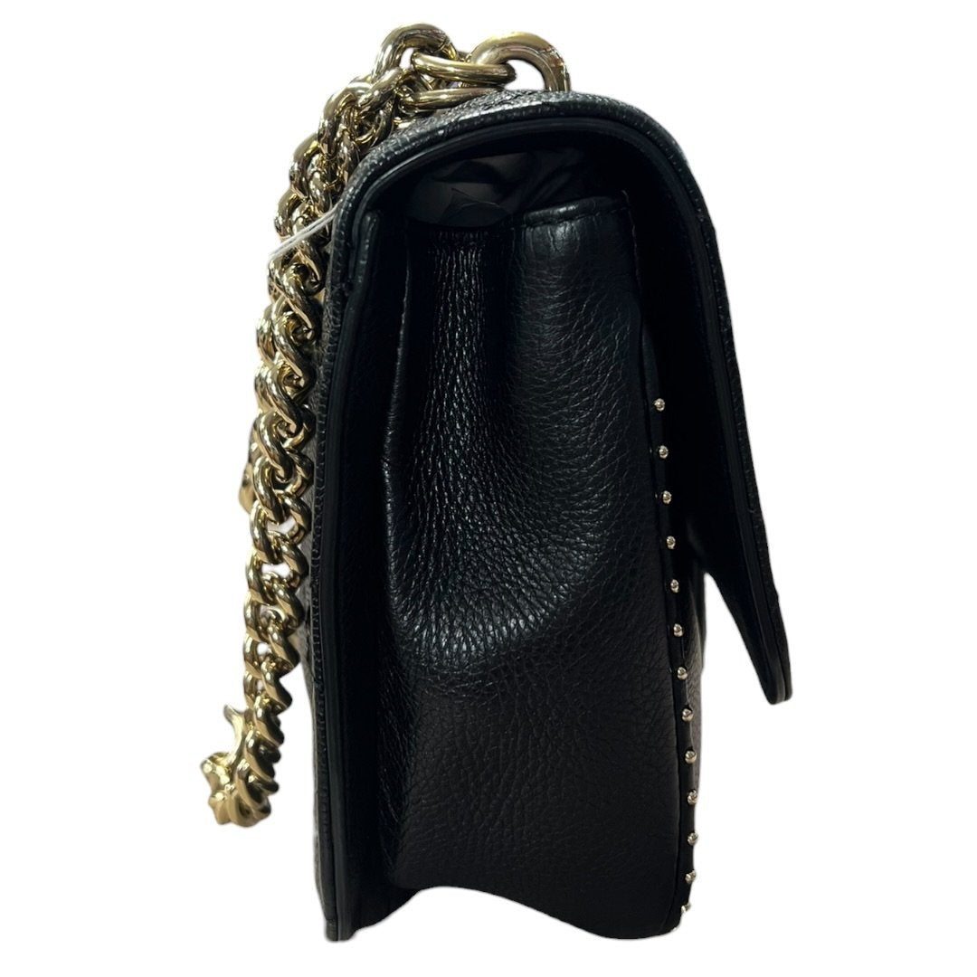 CHANEL Caviar Mini Studded Flap Bag Shoulder Bag Black with Pink Interior Gold Hardware | Authentic Pre-Owned Luxury