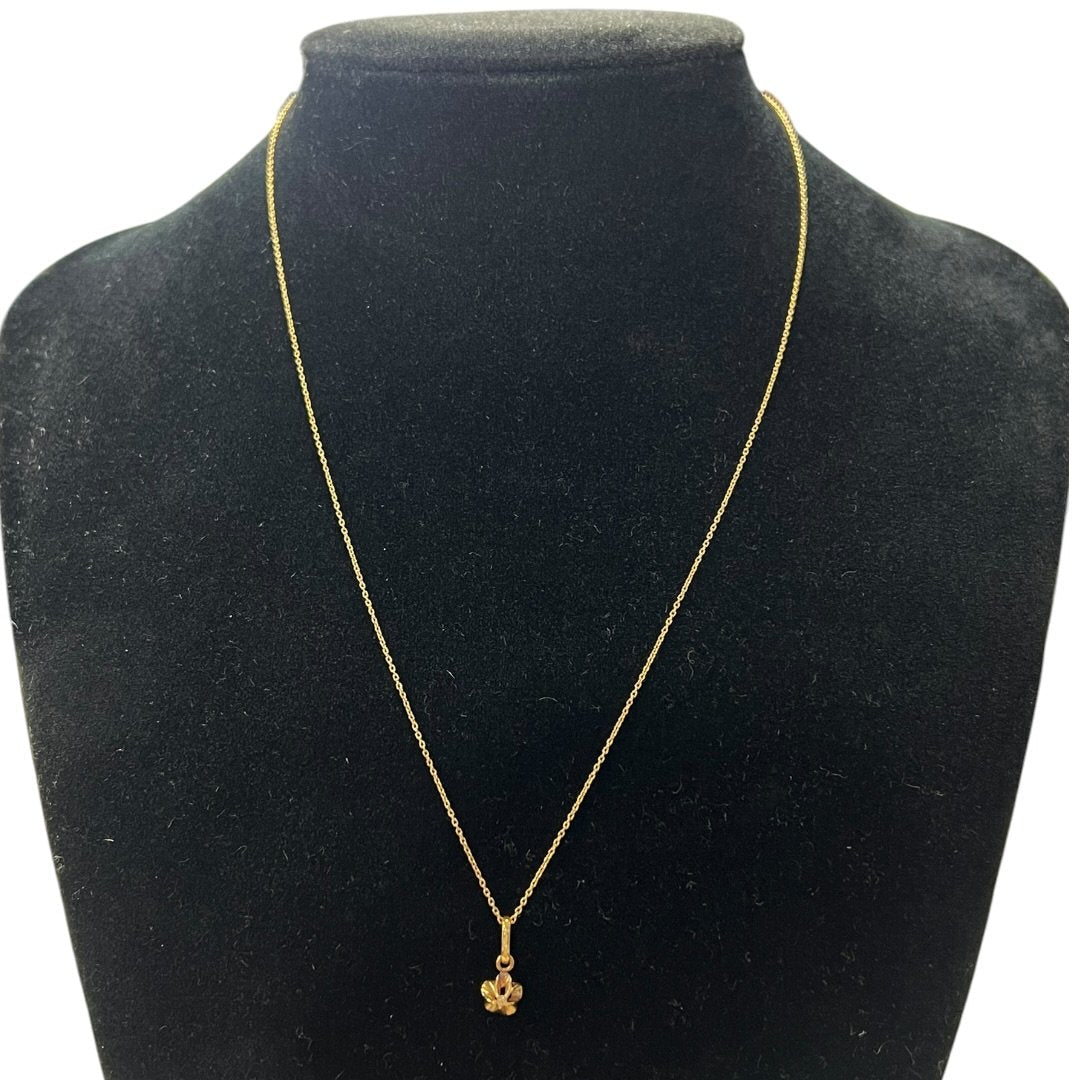 UNBRANDED Accessory 18K Yellow Gold necklace Gold, Multicolor Yellow Gold-tone Hardware | Authentic Pre-Owned Luxury