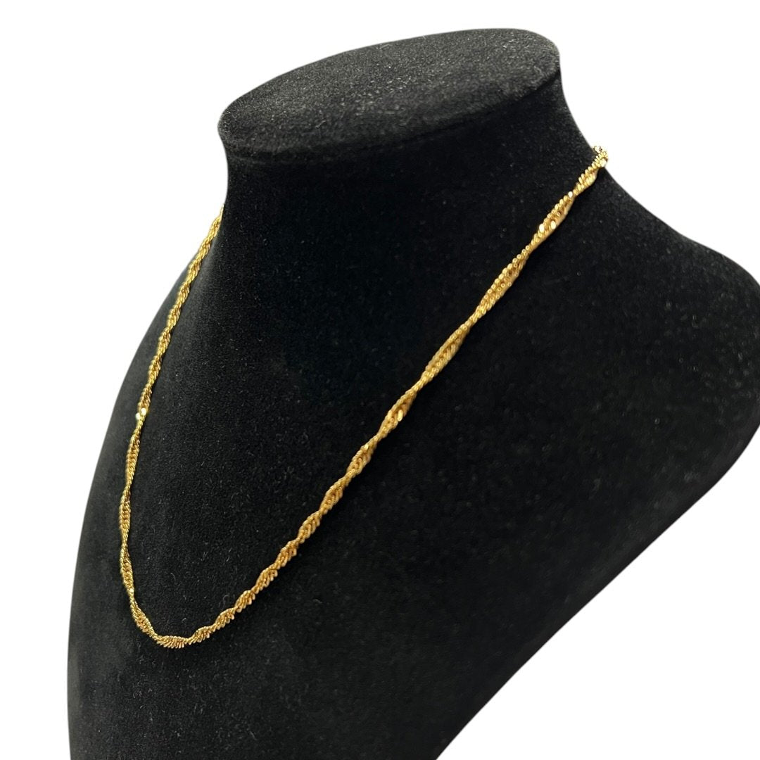 18K Gold necklace Gold Gold Hardware | Authentic Pre-Owned Luxury