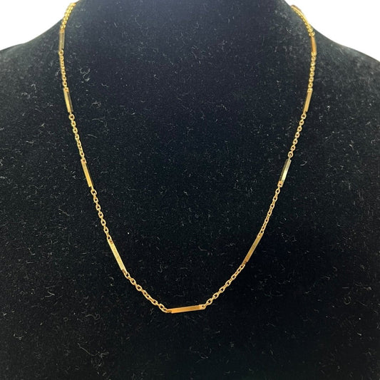 UNBRANDED Accessory 18K Gold necklace Gold Gold Hardware | Authentic Pre-Owned Luxury