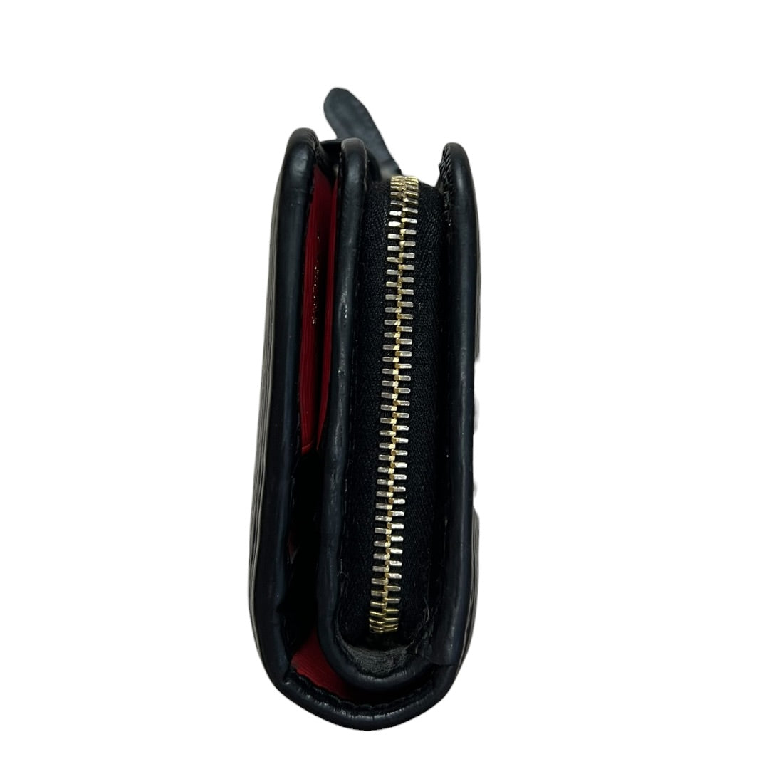 PRADA Vitello Move 1ML018 Bifold Wallet Black Gold Hardware - PRADA