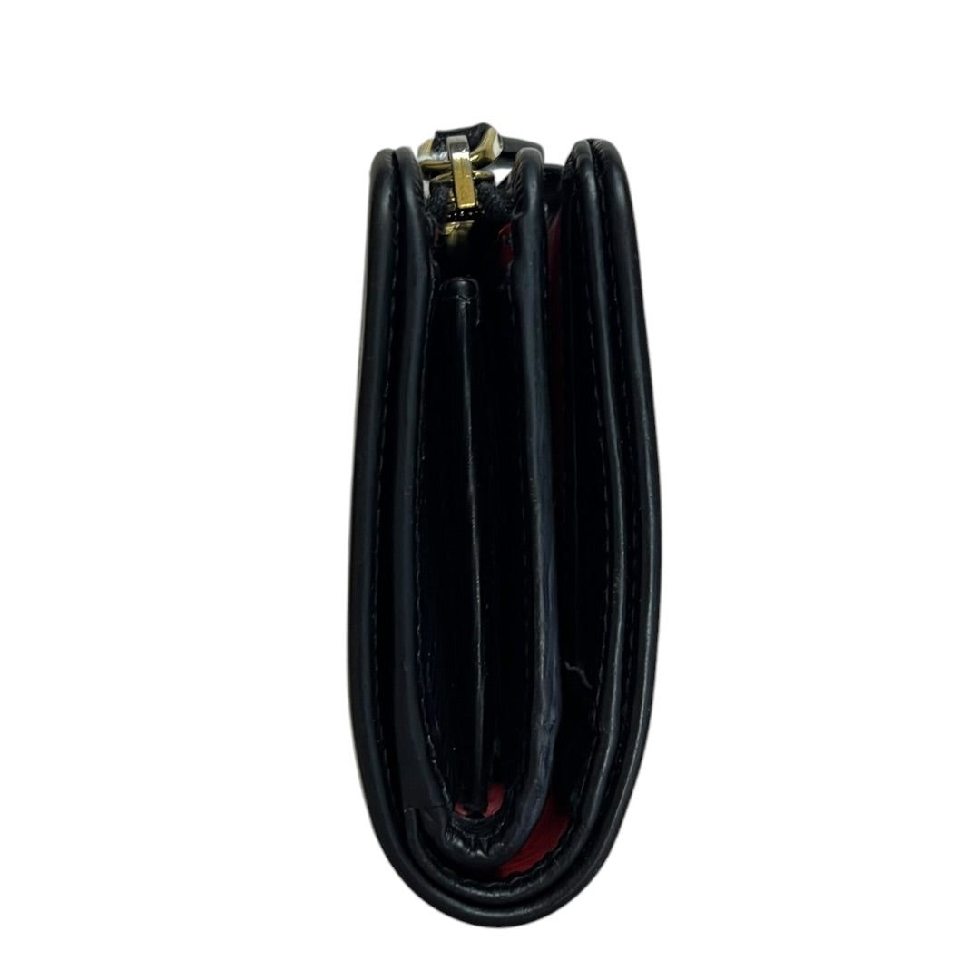 PRADA Vitello Move 1ML018 Bifold Wallet Black Gold Hardware - PRADA
