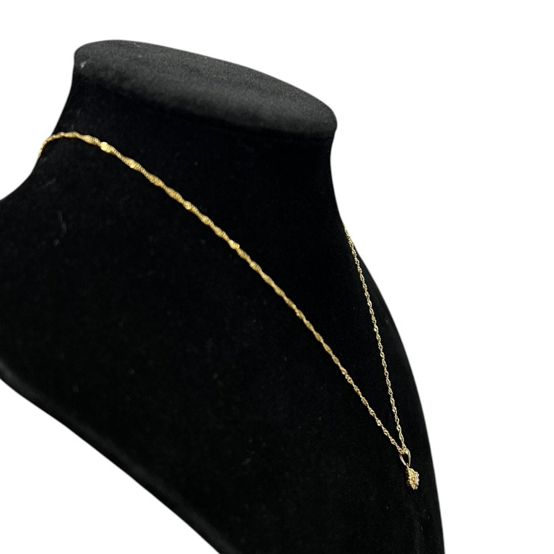 18K Gold Necklace Gold, White Gold Hardware | Authentic Pre-Owned Luxury