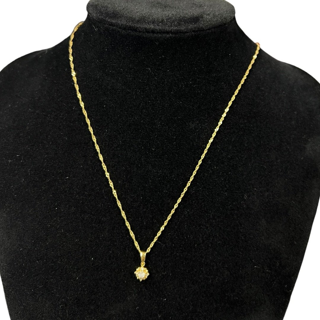 UNBRANDED Accessory 18K Gold Necklace Gold, White Gold Hardware | Authentic Pre-Owned Luxury