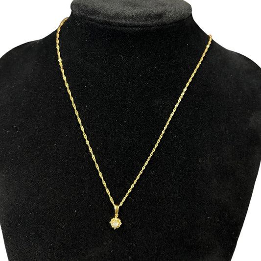 UNBRANDED Accessory 18K Gold Necklace Gold, White Gold Hardware | Authentic Pre-Owned Luxury