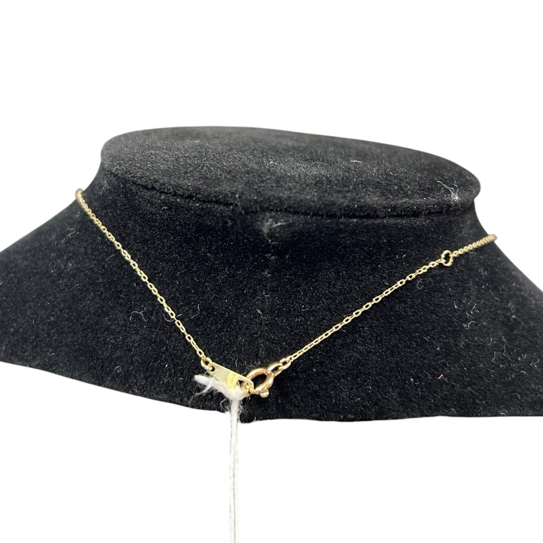 TSUTSUMI K10 Gold, Diamond Horseshoe Diamond Necklace Gold Gold Hardware | Authentic Pre-Owned Luxury
