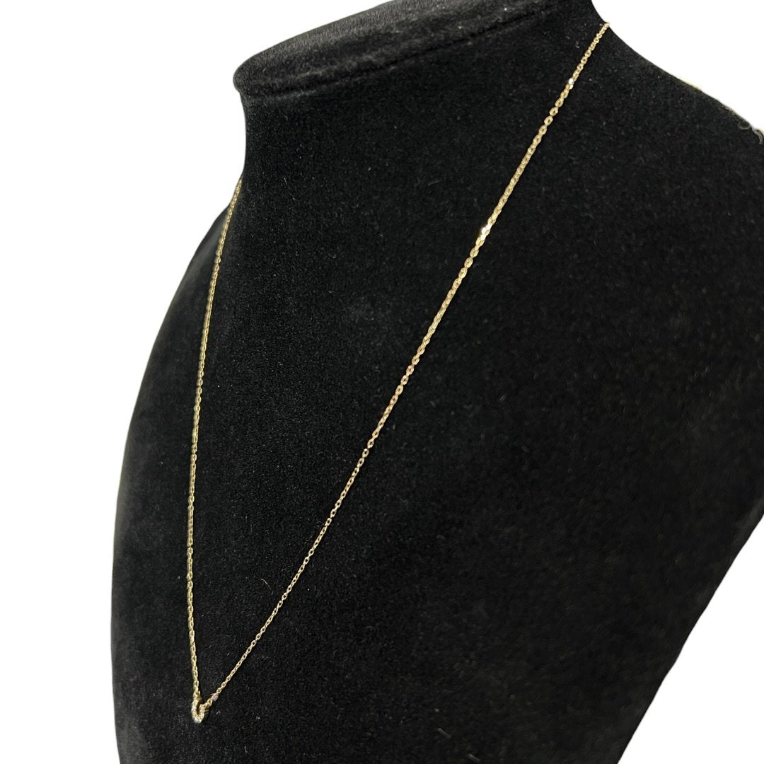 TSUTSUMI K10 Gold, Diamond Horseshoe Diamond Necklace Gold Gold Hardware | Authentic Pre-Owned Luxury