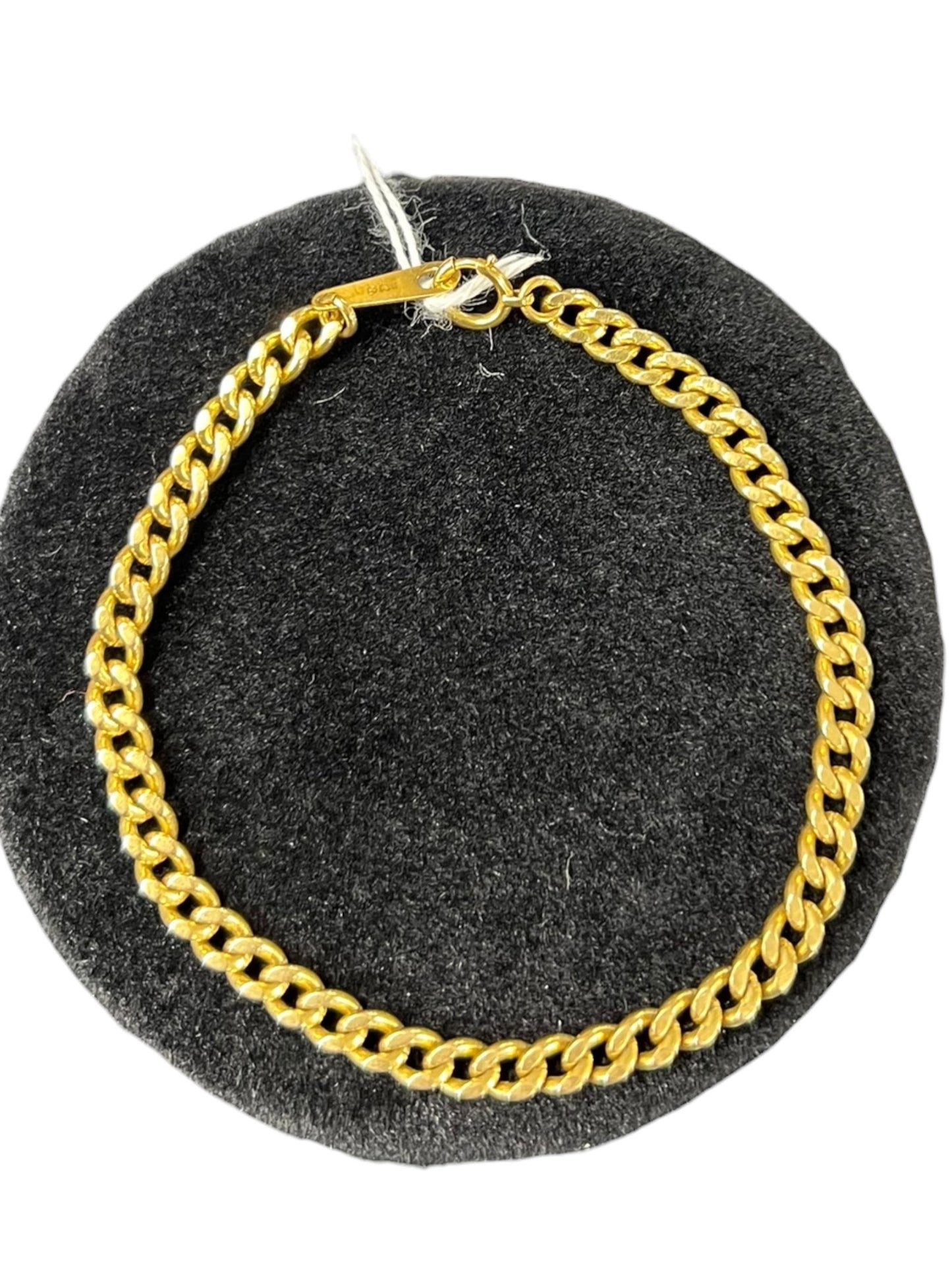 UNBRANDED Accessory 18K Yellow Gold Kihei Curb Chain Bracelet Gold Gold Hardware | Authentic Pre-Owned Luxury