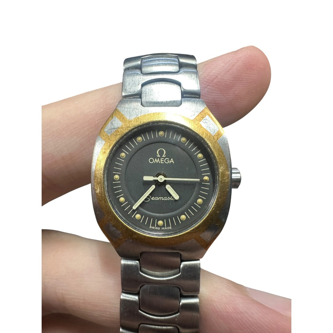 OMEGA Stainless Steel Seamaster Polaris Watch Gray Gold Hardware | Authentic Pre-Owned Luxury