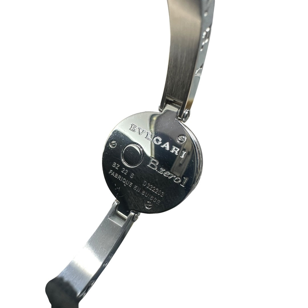 BVLGARI Stainless Steel B.zero1 Bangle Watch White | Authentic Pre-Owned Luxury