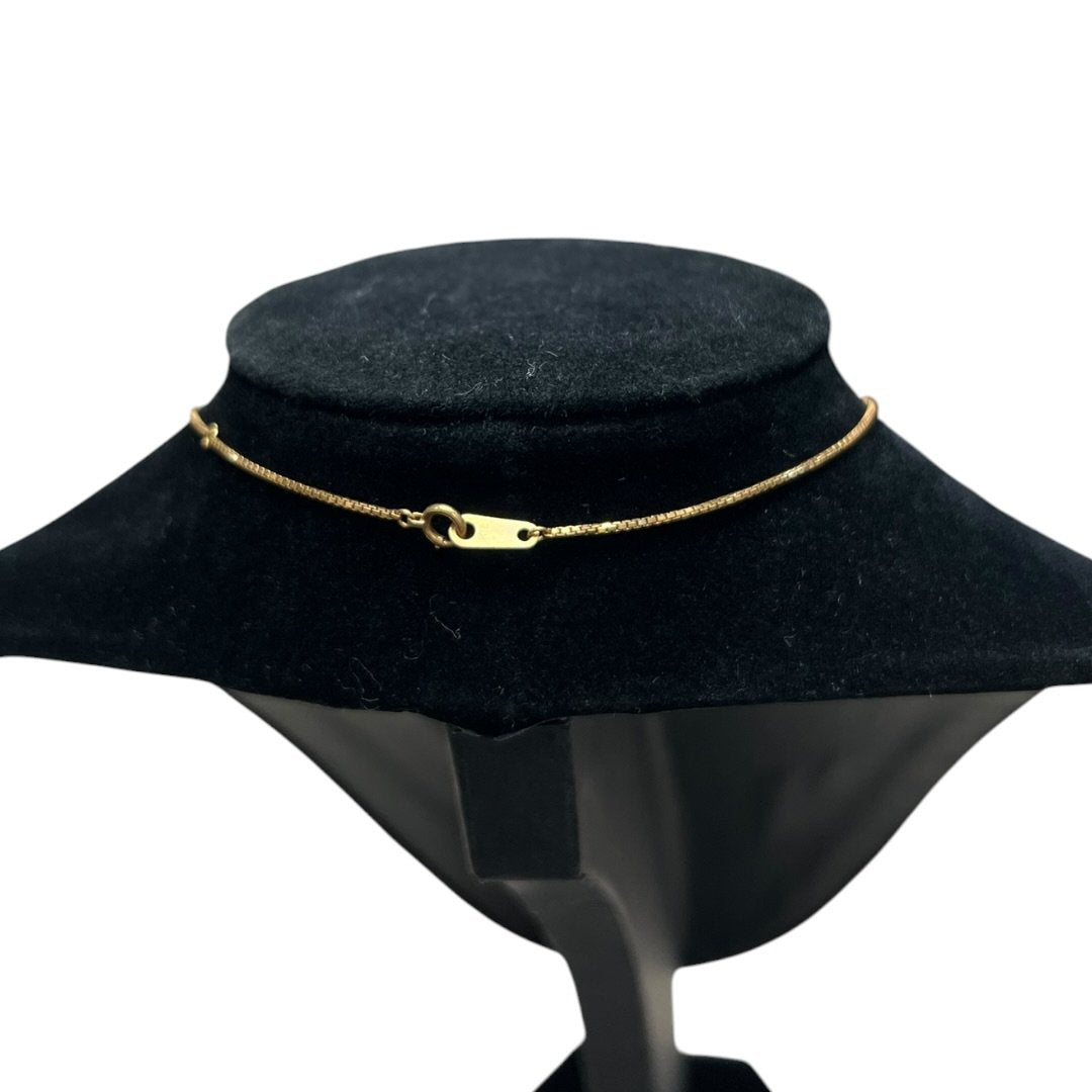 Gold Coin Necklace Gold, Red Gold-tone Hardware | Authentic Pre-Owned Luxury