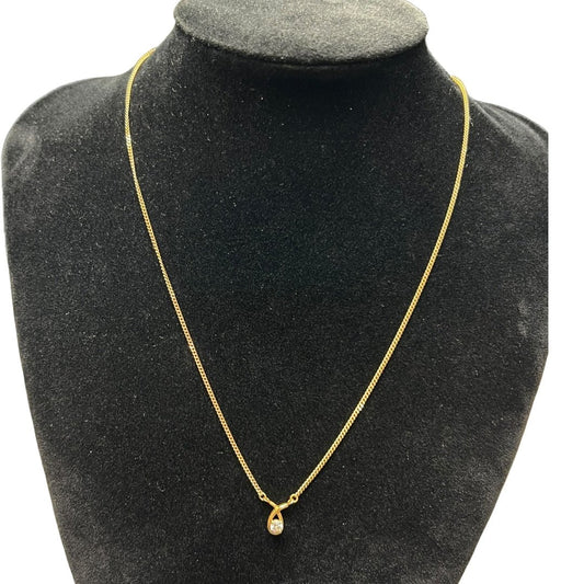 UNBRANDED Accessory 18K Gold Necklace Gold Gold Hardware | Authentic Pre-Owned Luxury