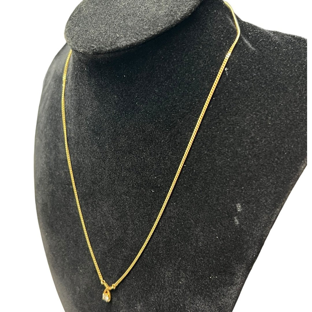 18K Gold Necklace Gold Gold Hardware | Authentic Pre-Owned Luxury