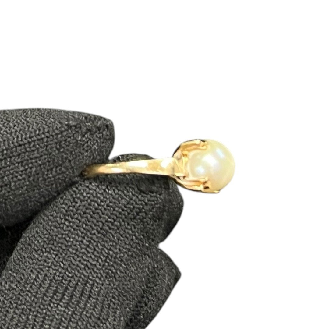 K18, Pearl Ring Cream, Yellow Gold Yellow Gold | Authentic Pre-Owned Luxury