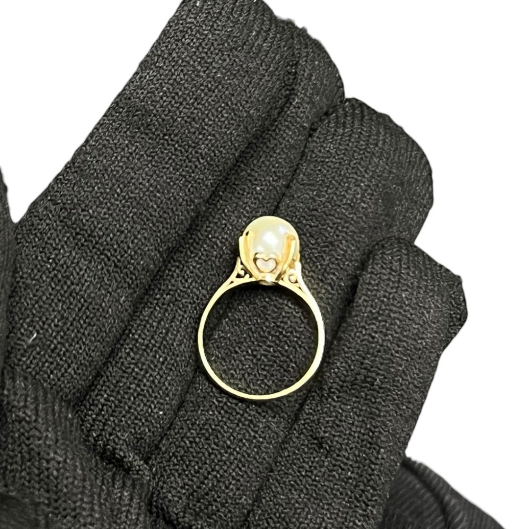 K18, Pearl Ring Cream, Yellow Gold Yellow Gold | Authentic Pre-Owned Luxury