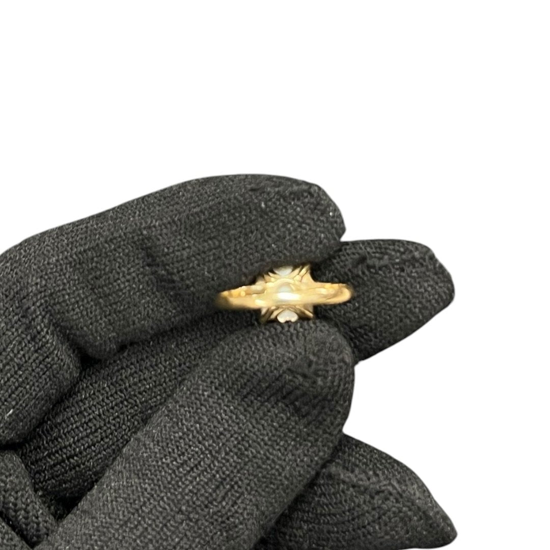 K18, Pearl Ring Cream, Yellow Gold Yellow Gold | Authentic Pre-Owned Luxury