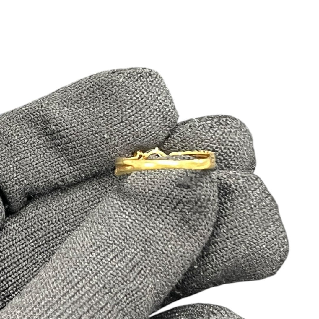 Gold, Gemstones Ring Gold, Light Blue, Pink Gold Hardware | Authentic Pre-Owned Luxury