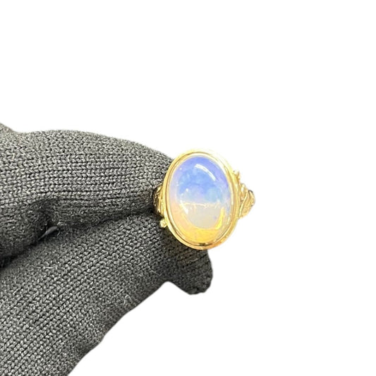 UNBRANDED Accessory Opal, 18K Gold Ring Gold, Multi-color (Opal) Gold | Authentic Pre-Owned Luxury