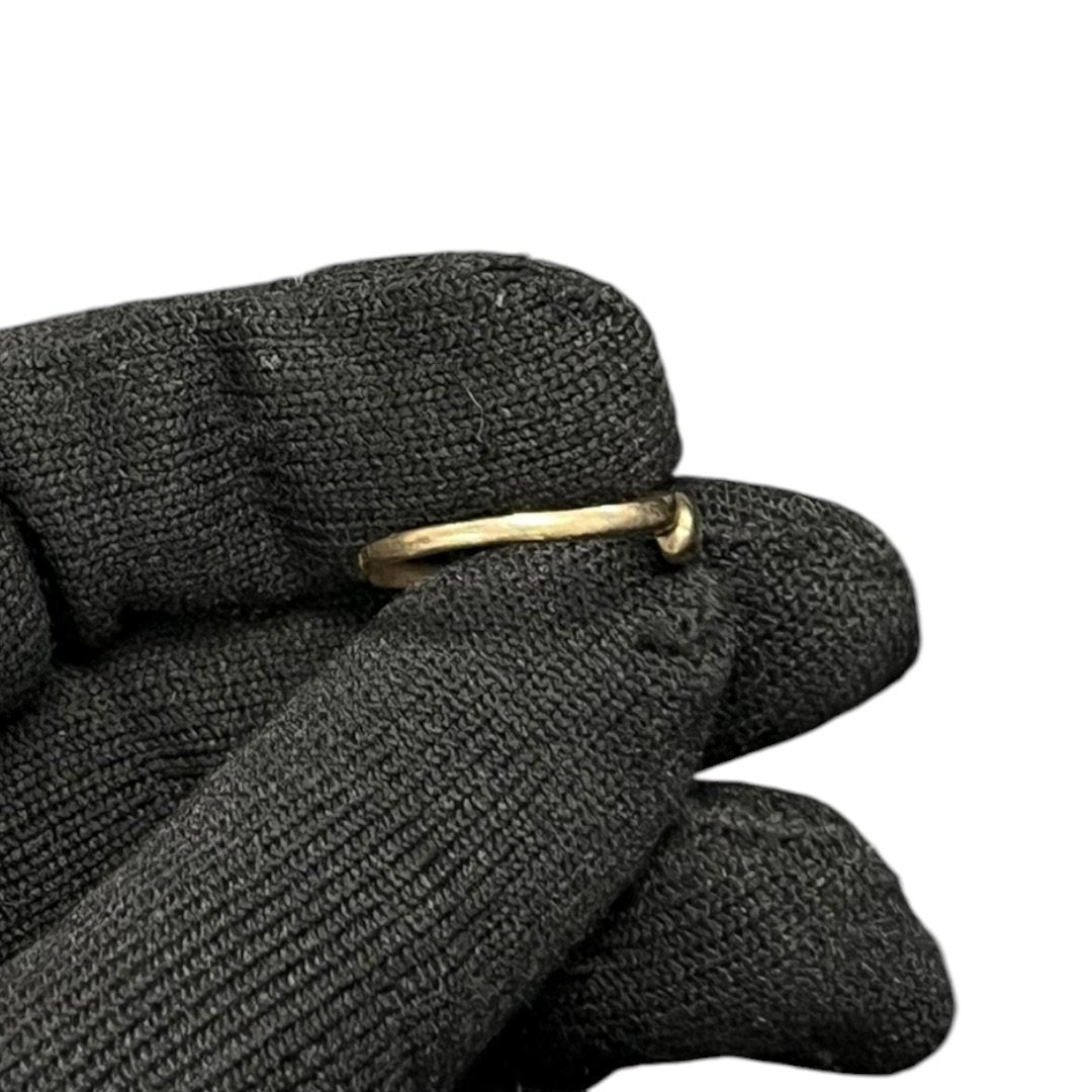 9K Gold Ring Gold, Clear | Authentic Pre-Owned Luxury