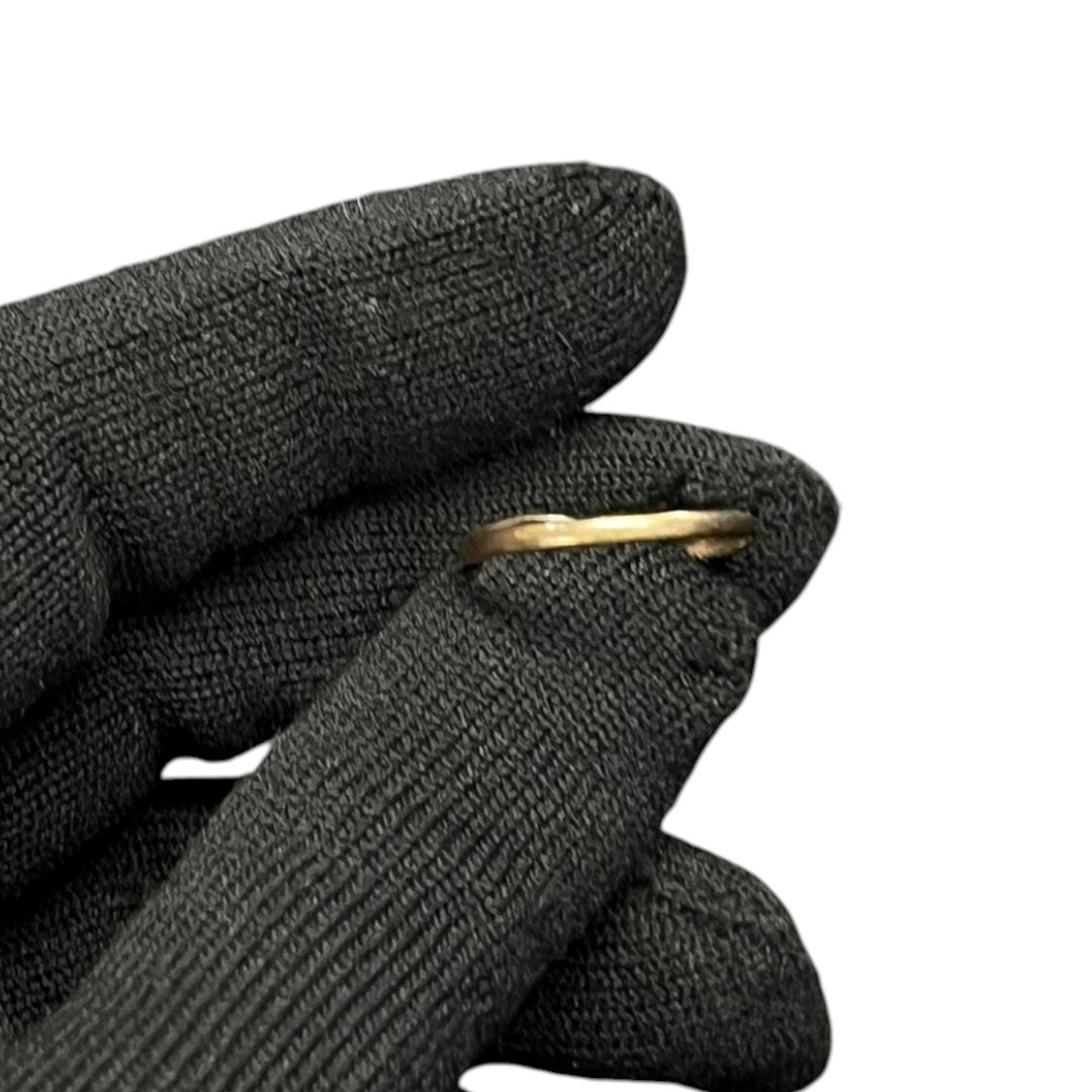 9K Gold Ring Gold, Clear | Authentic Pre-Owned Luxury