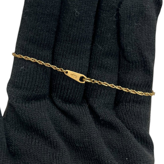YVES SAINT LAURENT K18 Gold YSL Logo Chain Bracelet Gold Gold Hardware | Authentic Pre-Owned Luxury