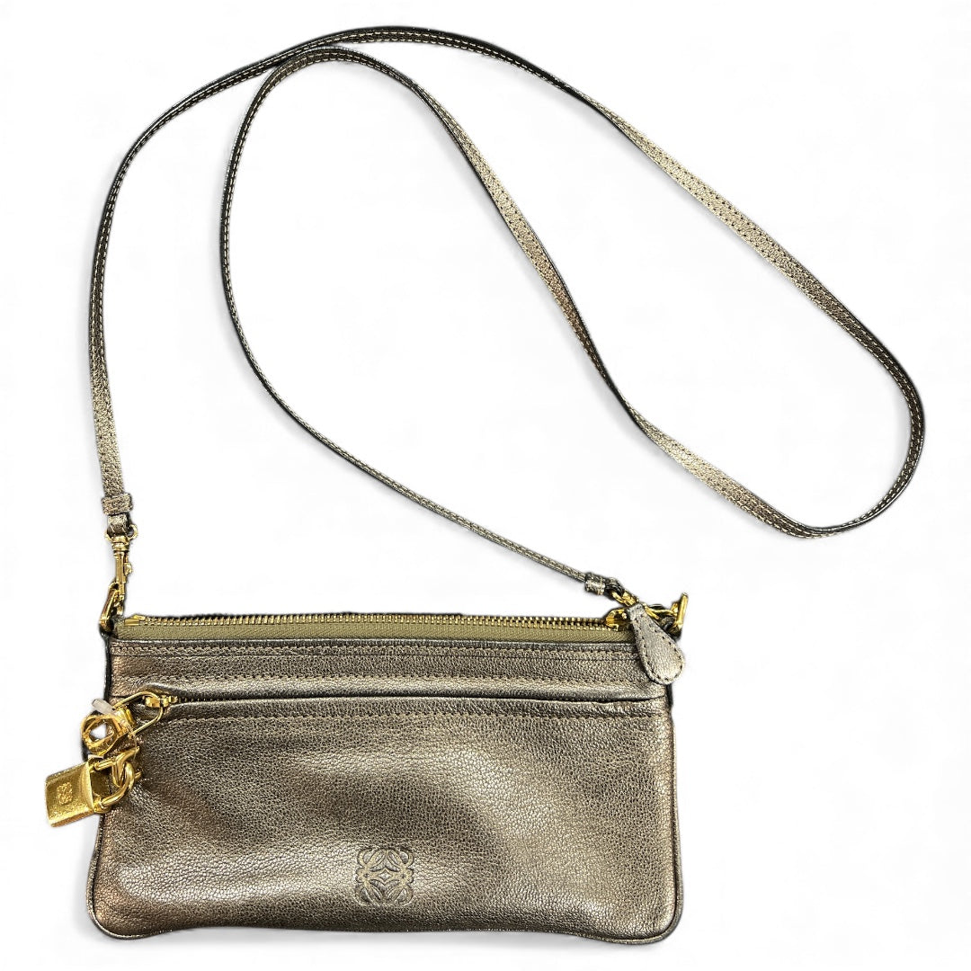 LOEWE Metallic Gold Shoulder Bag | Authentic Pre-Owned Luxury
