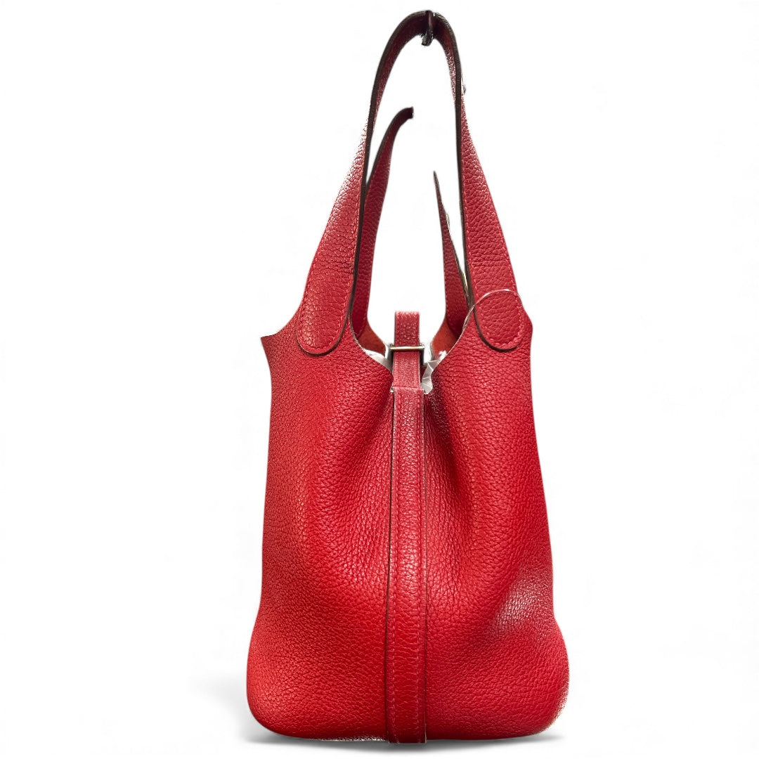 HERMES Picotin Lock PM Trianon Satin | Authentic Pre-Owned Luxury