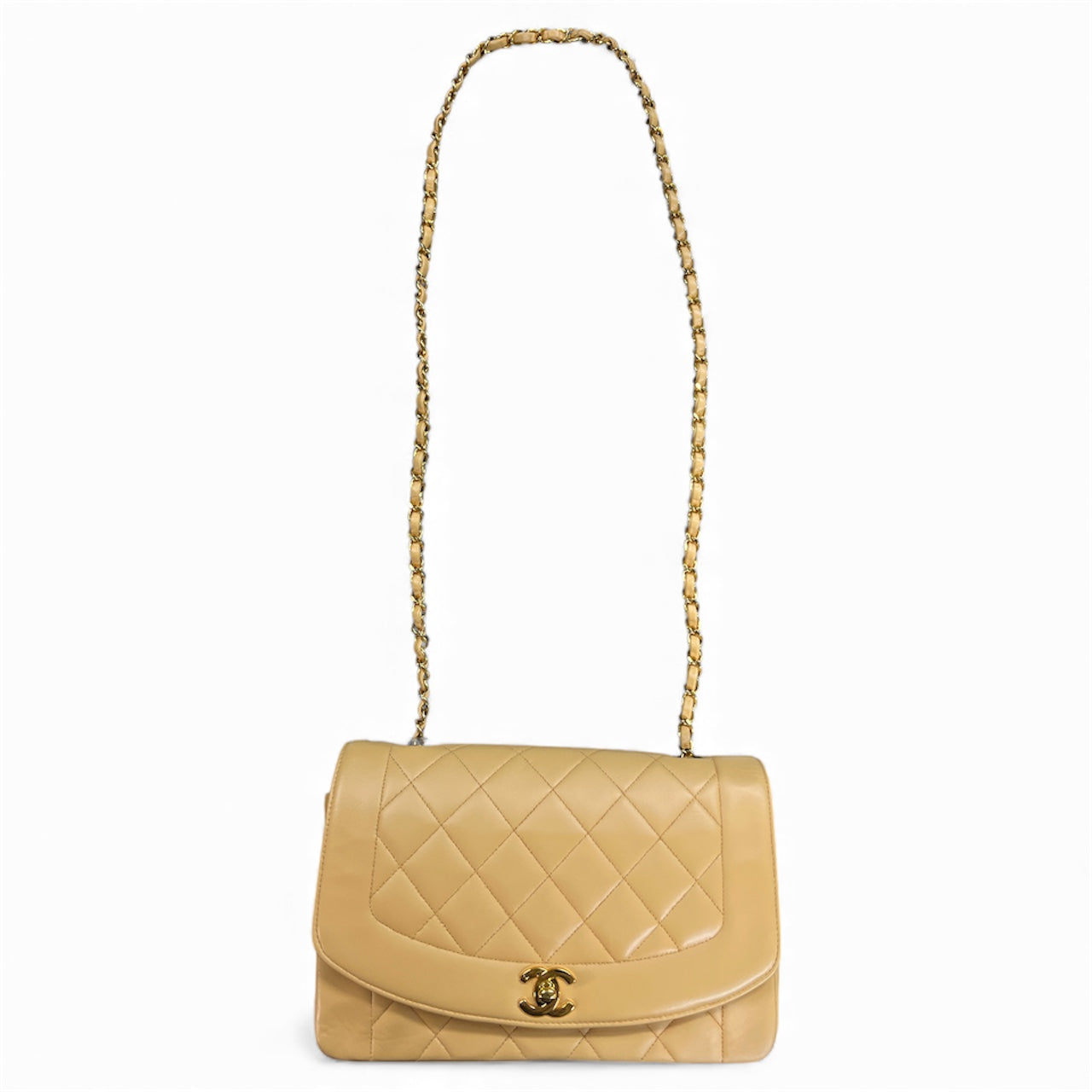 CHANEL Matelasse Diana Chain Shoulder Bag | Authentic Pre-Owned Luxury