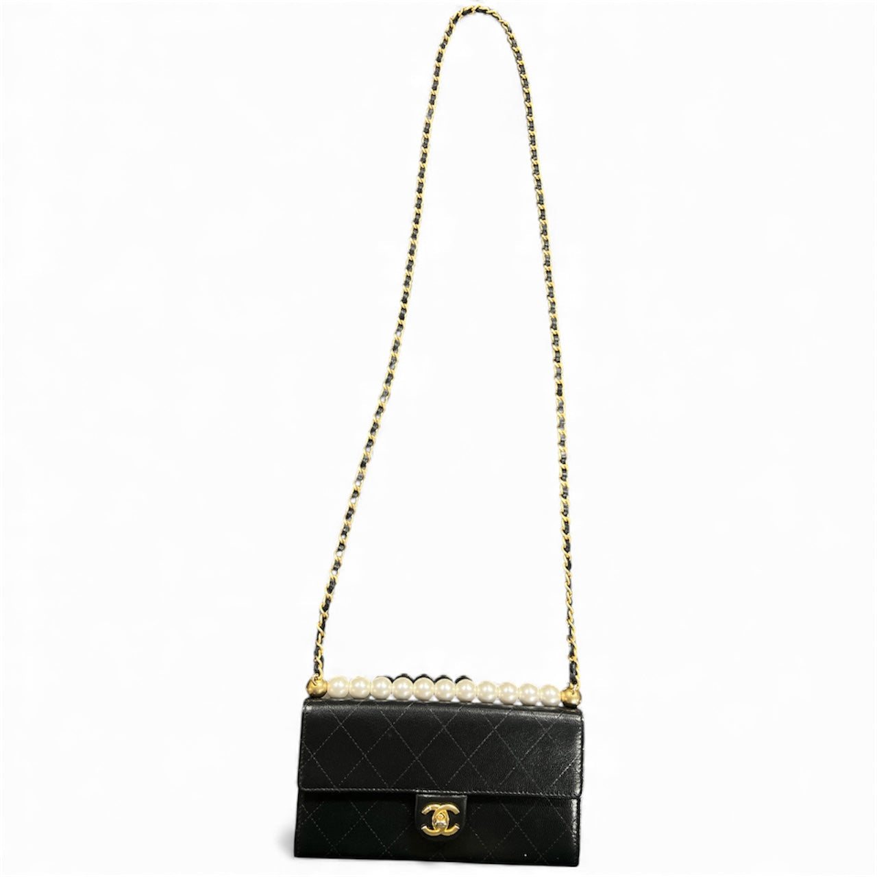 CHANEL Matelassé Chain Wallet Shoulder Bag | Authentic Pre-Owned Luxury