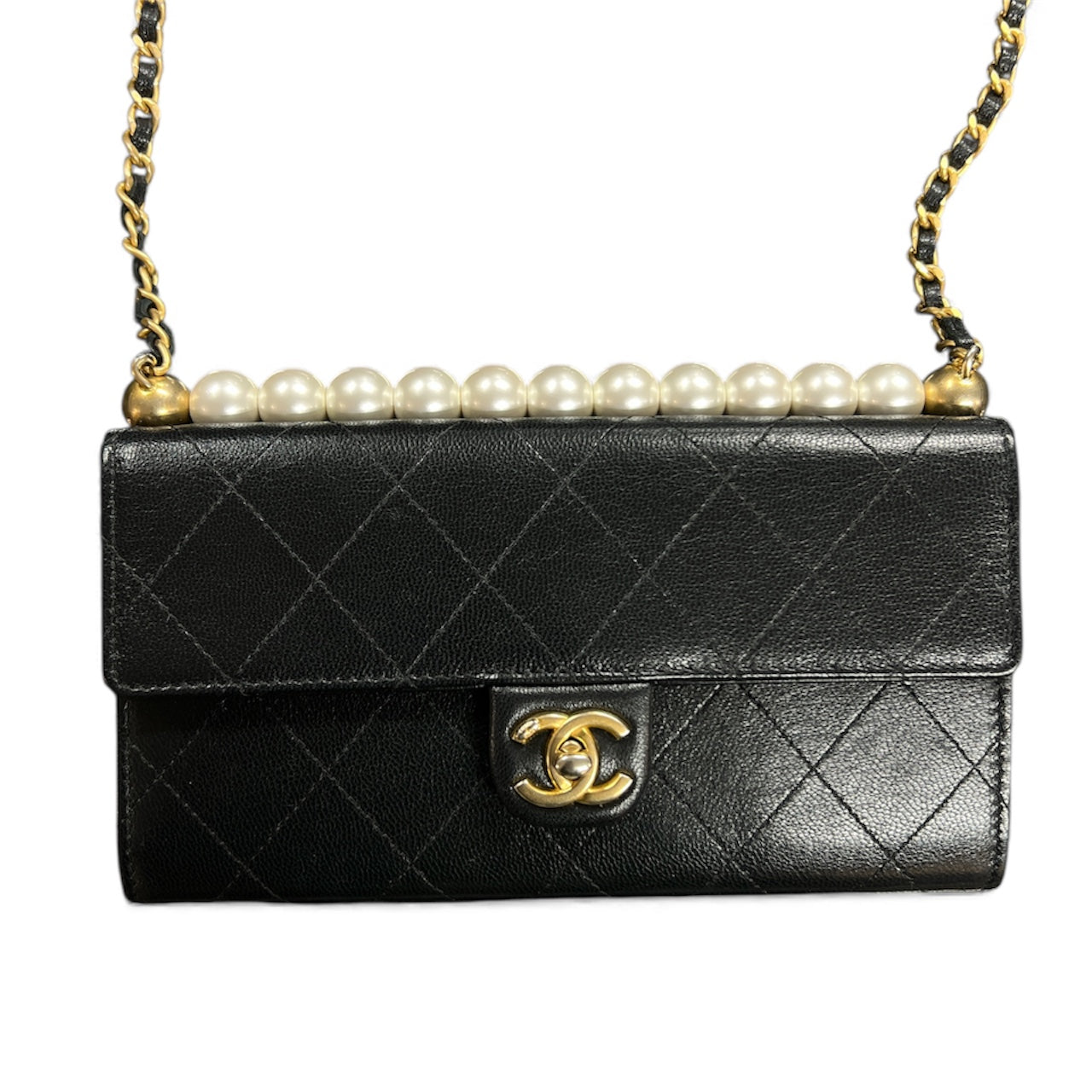 CHANEL Matelassé Chain Wallet Shoulder Bag | Authentic Pre-Owned Luxury
