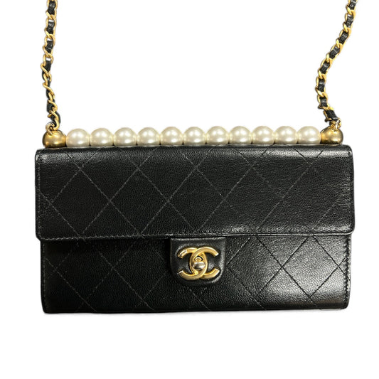 CHANEL Matelassé Chain Wallet Shoulder Bag | Authentic Pre-Owned Luxury
