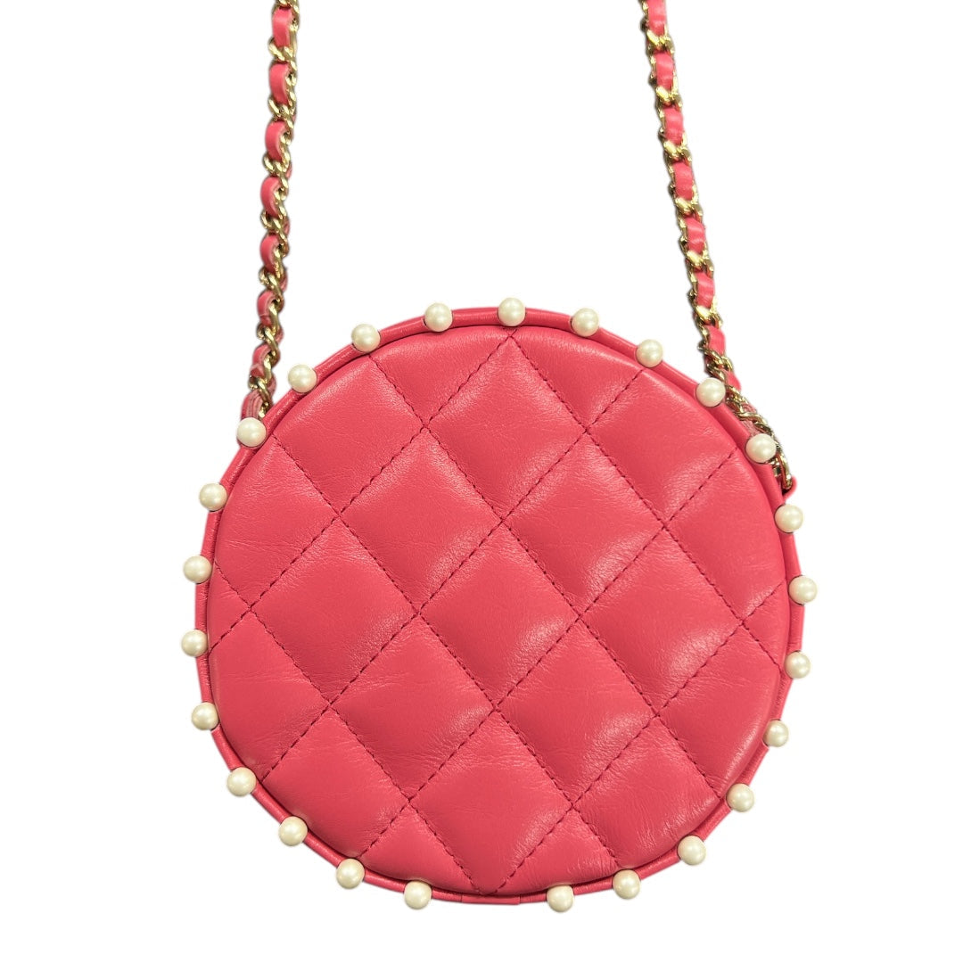 CHANEL Round Pearl Chain Shoulder Bag | Authentic Pre-Owned Luxury