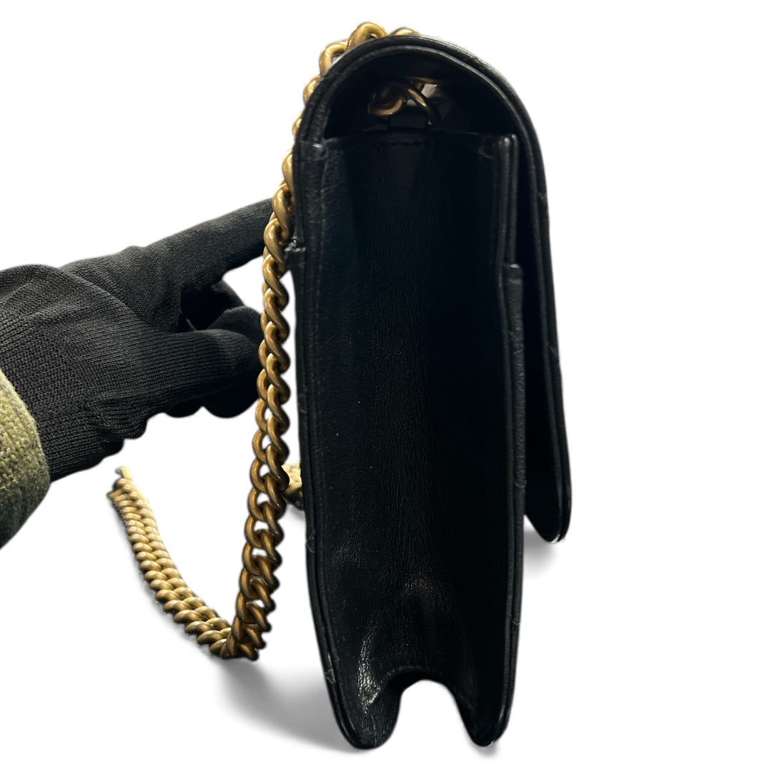 CHANEL Black Leather Chain Shoulder Bag | Authentic Pre-Owned Luxury
