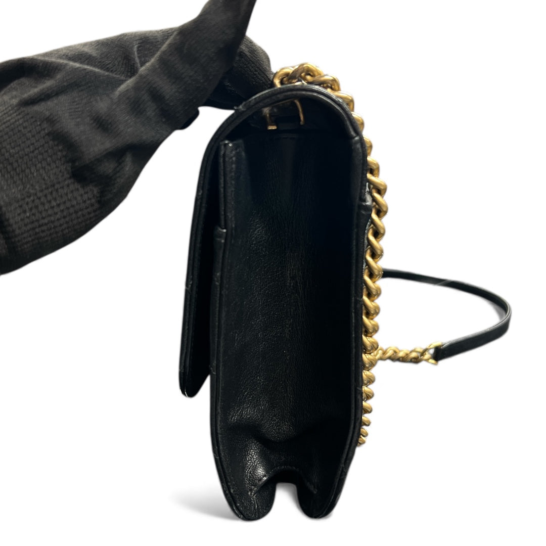 CHANEL Black Leather Chain Shoulder Bag | Authentic Pre-Owned Luxury