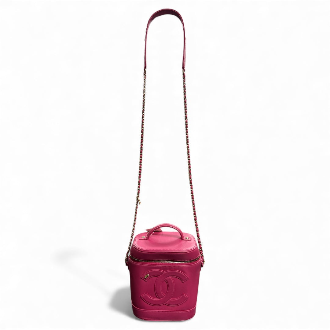CHANEL Pink Vanity 2-Way Chain Shoulder Bag | Authentic Pre-Owned Luxury