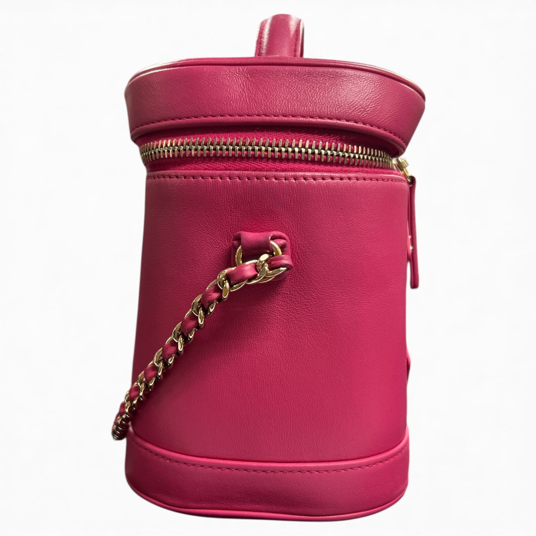 CHANEL Pink Vanity 2-Way Chain Shoulder Bag | Authentic Pre-Owned Luxury
