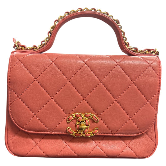 CHANEL Matelassé Top Handle Shoulder Bag | Authentic Pre-Owned Luxury