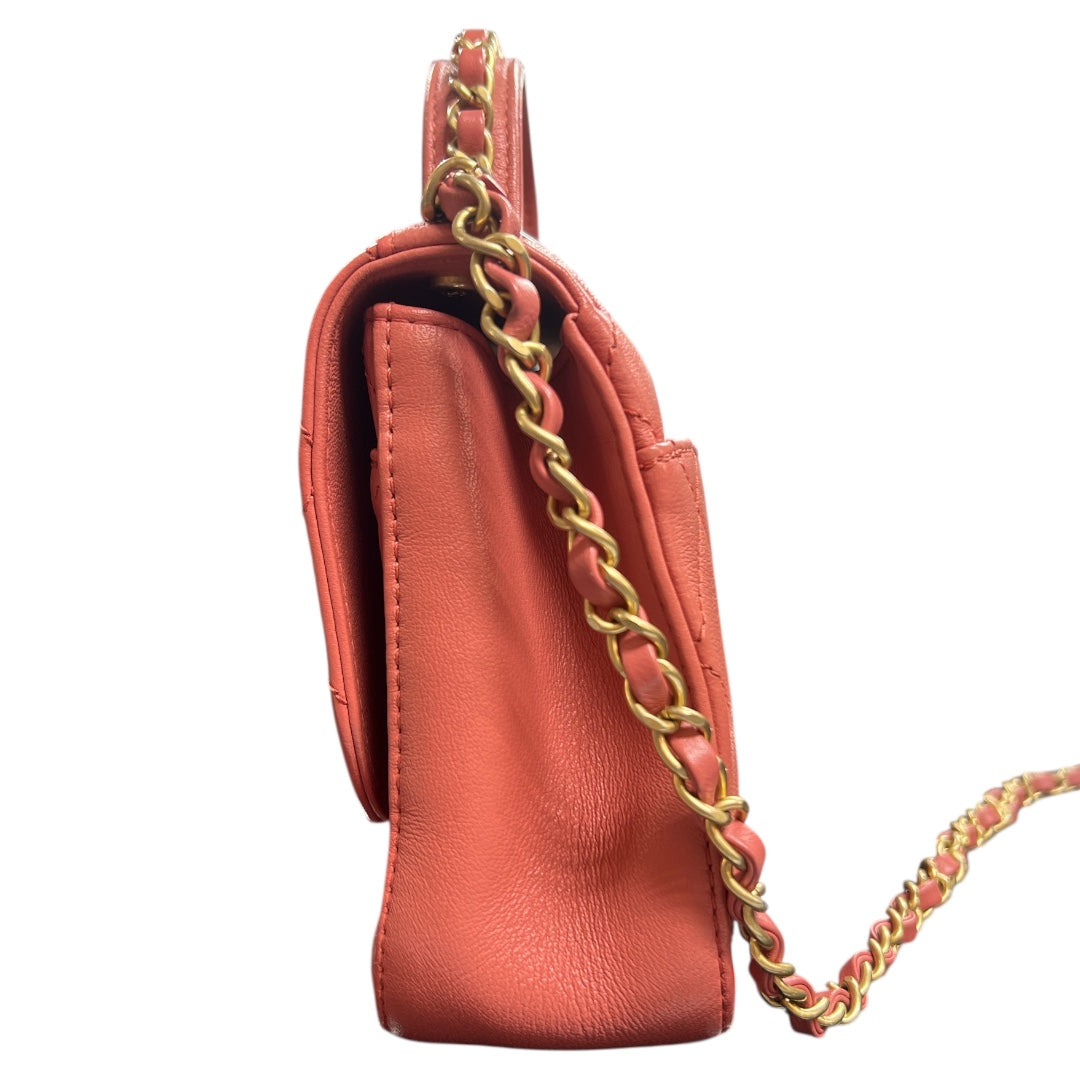 CHANEL Matelassé Top Handle Shoulder Bag | Authentic Pre-Owned Luxury